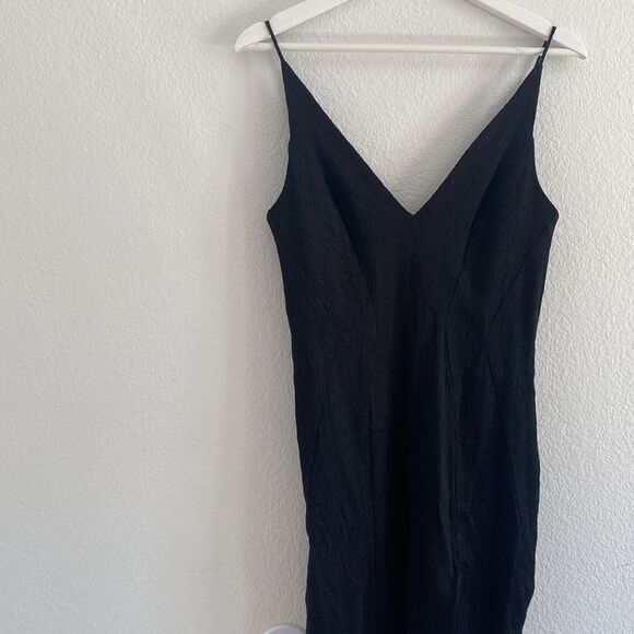Zimmerman V Neck Black Mini Dress - Picture 3 of 8